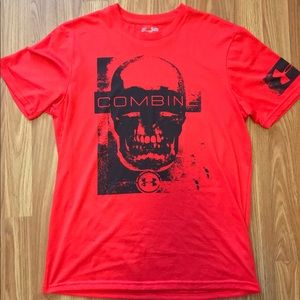 Small Under Armour red combine shirt